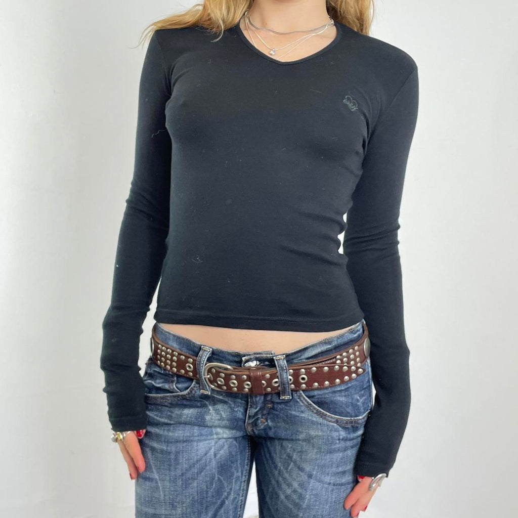 00's OXYN soft basic long sleeve top