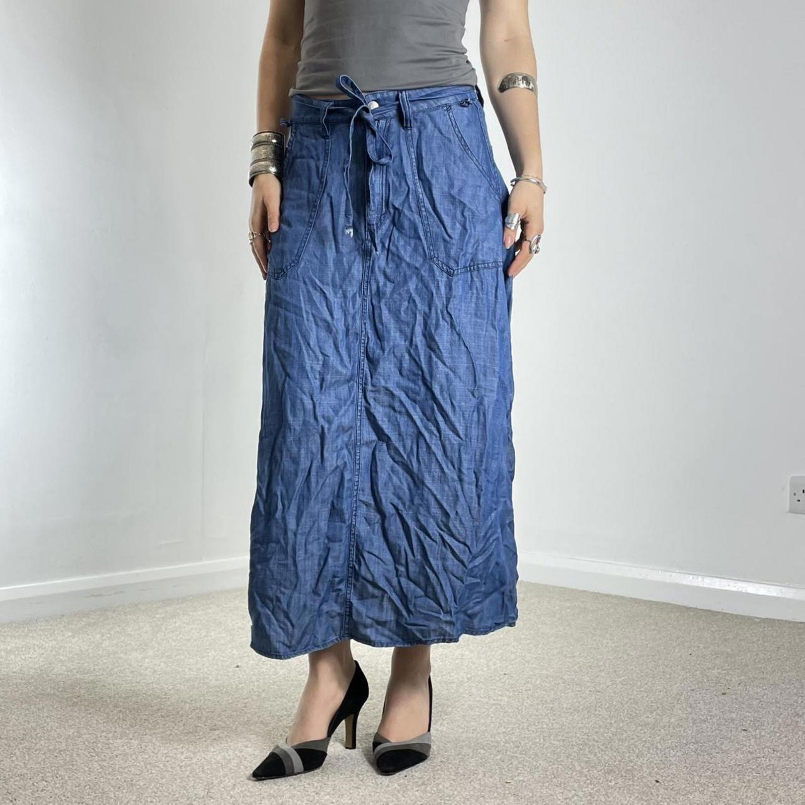 ESPRIT utility 00's fabric maxi skirt