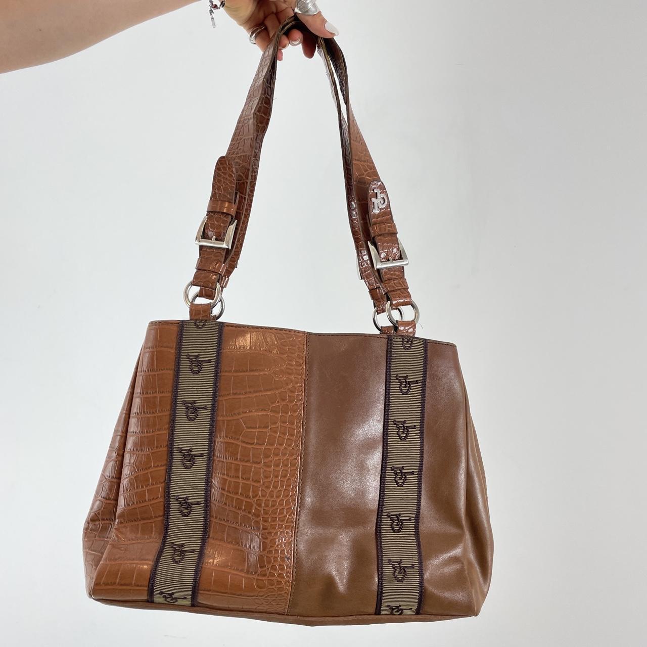 Chunky  Rocco Barocco Snake print shoulder bag