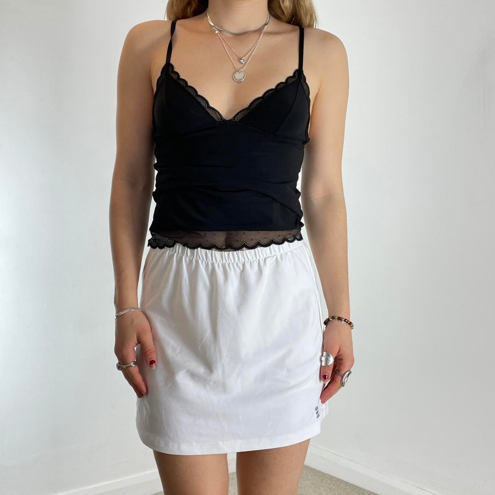 Nike White tenis skirt with built in shorts