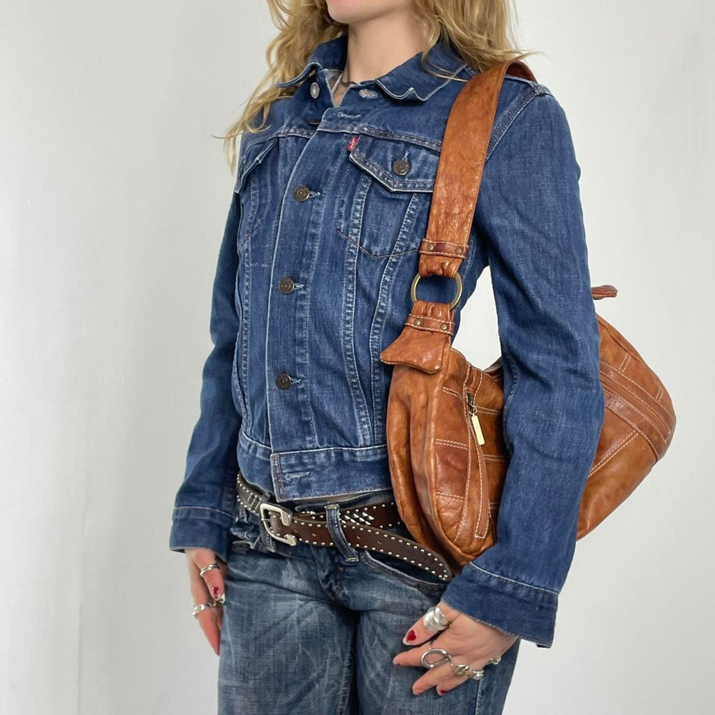 Vintage levis deep blue denim jacket