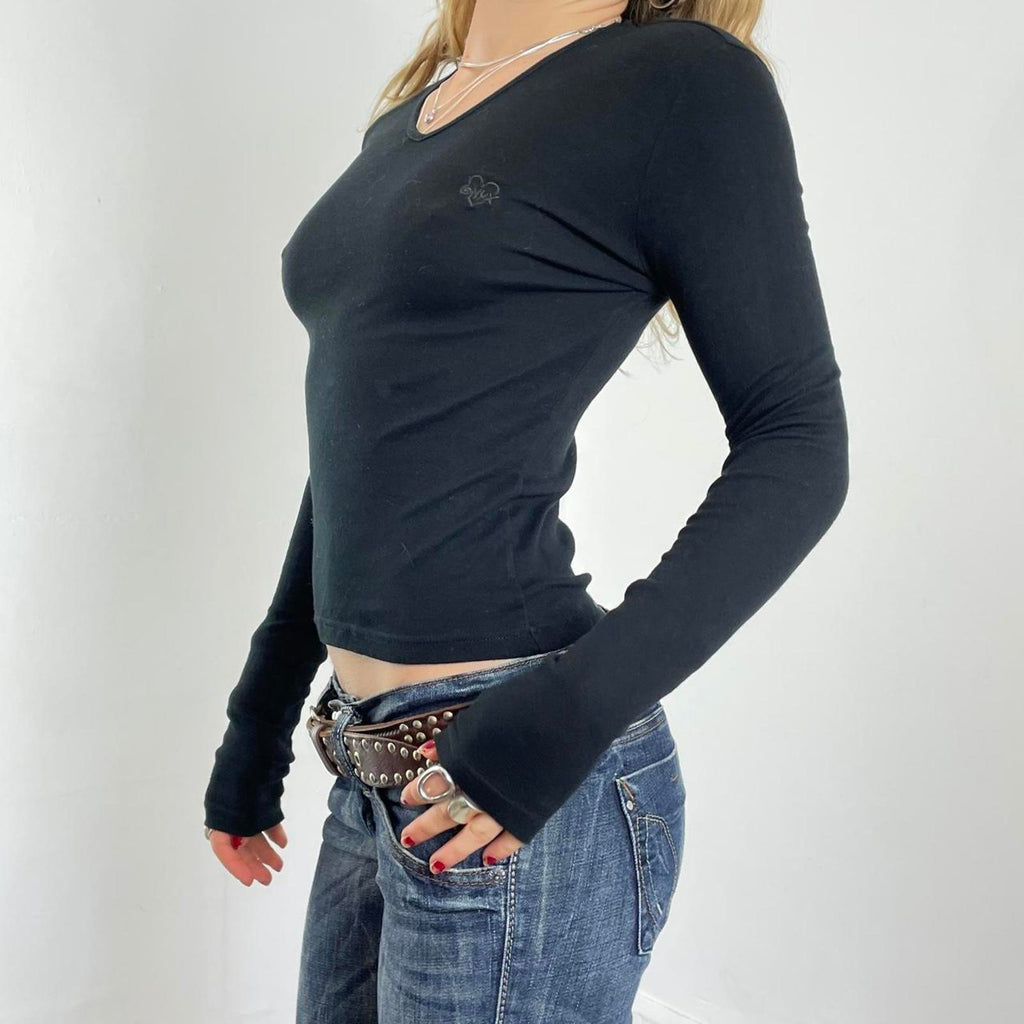 00's OXYN soft basic long sleeve top