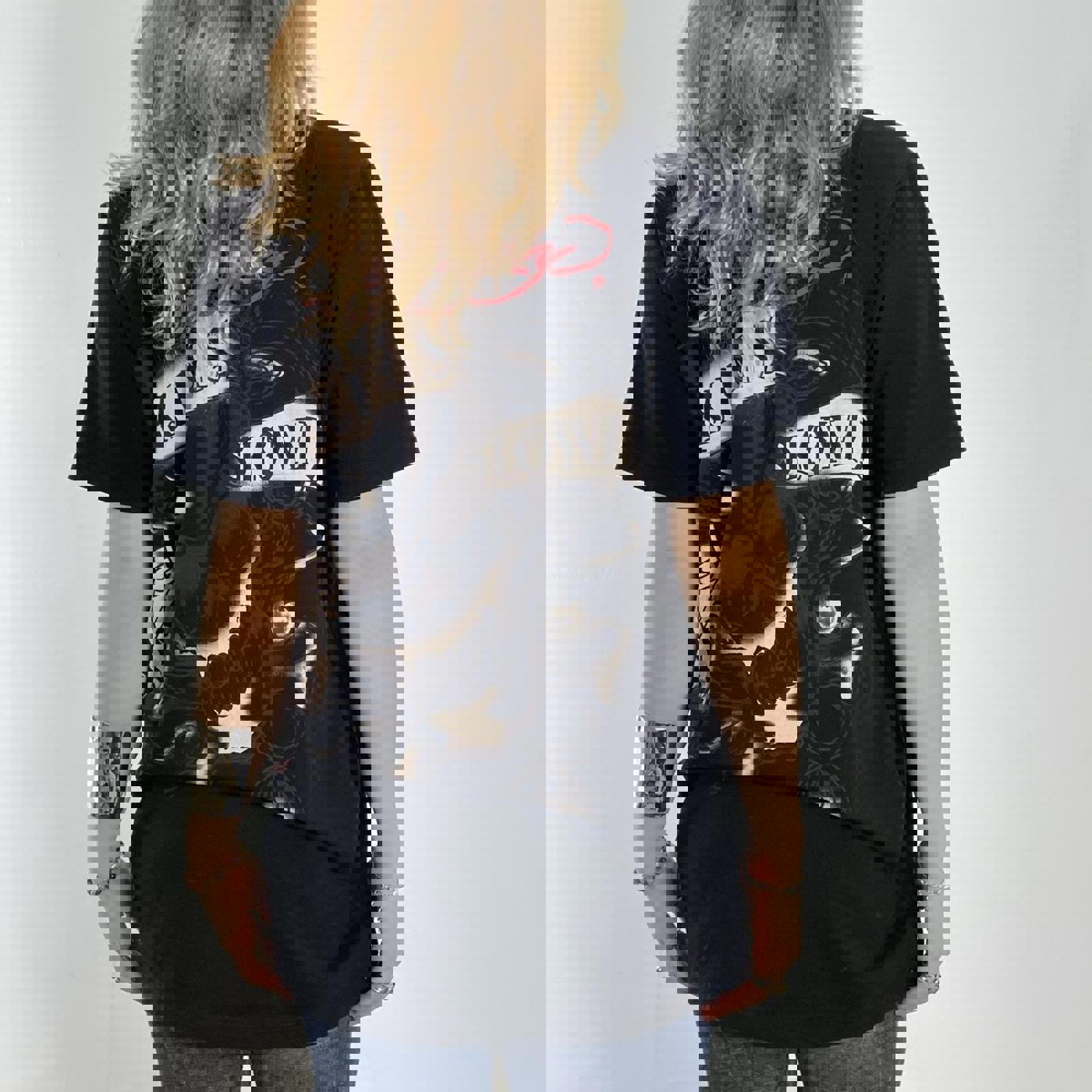 00's Graphic Ed Hardy spell out tee