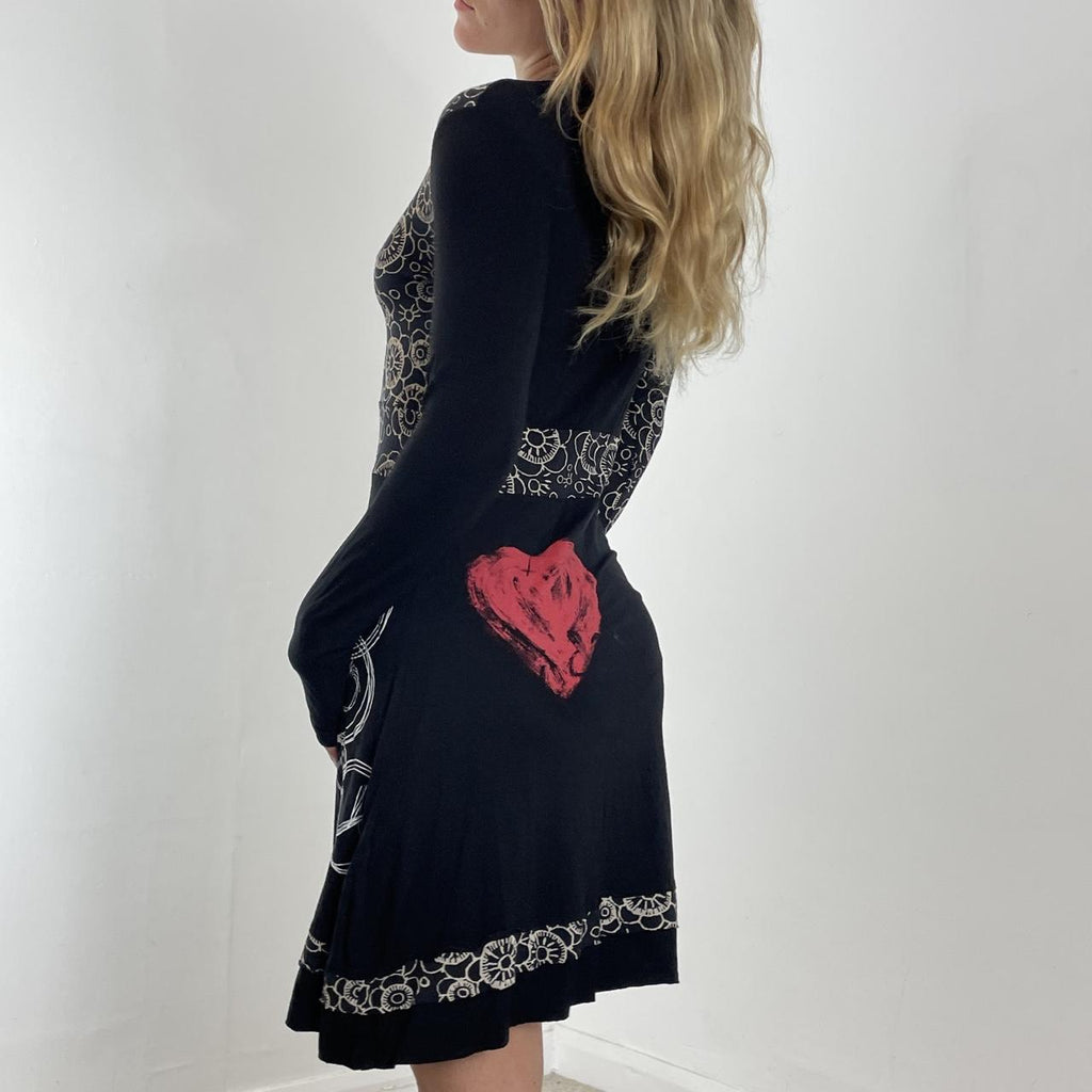 Graphic Desigual long sleeve dress
