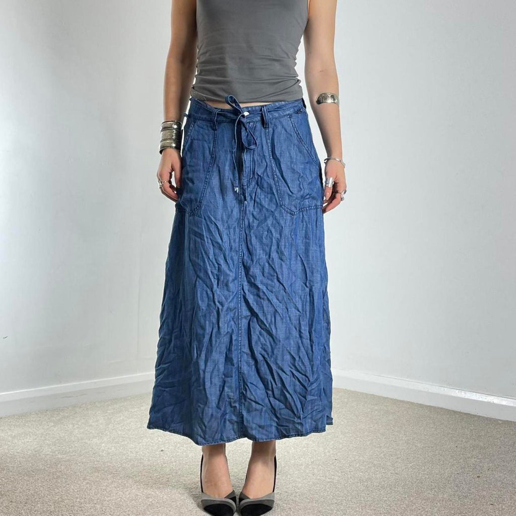 ESPRIT utility 00's fabric maxi skirt