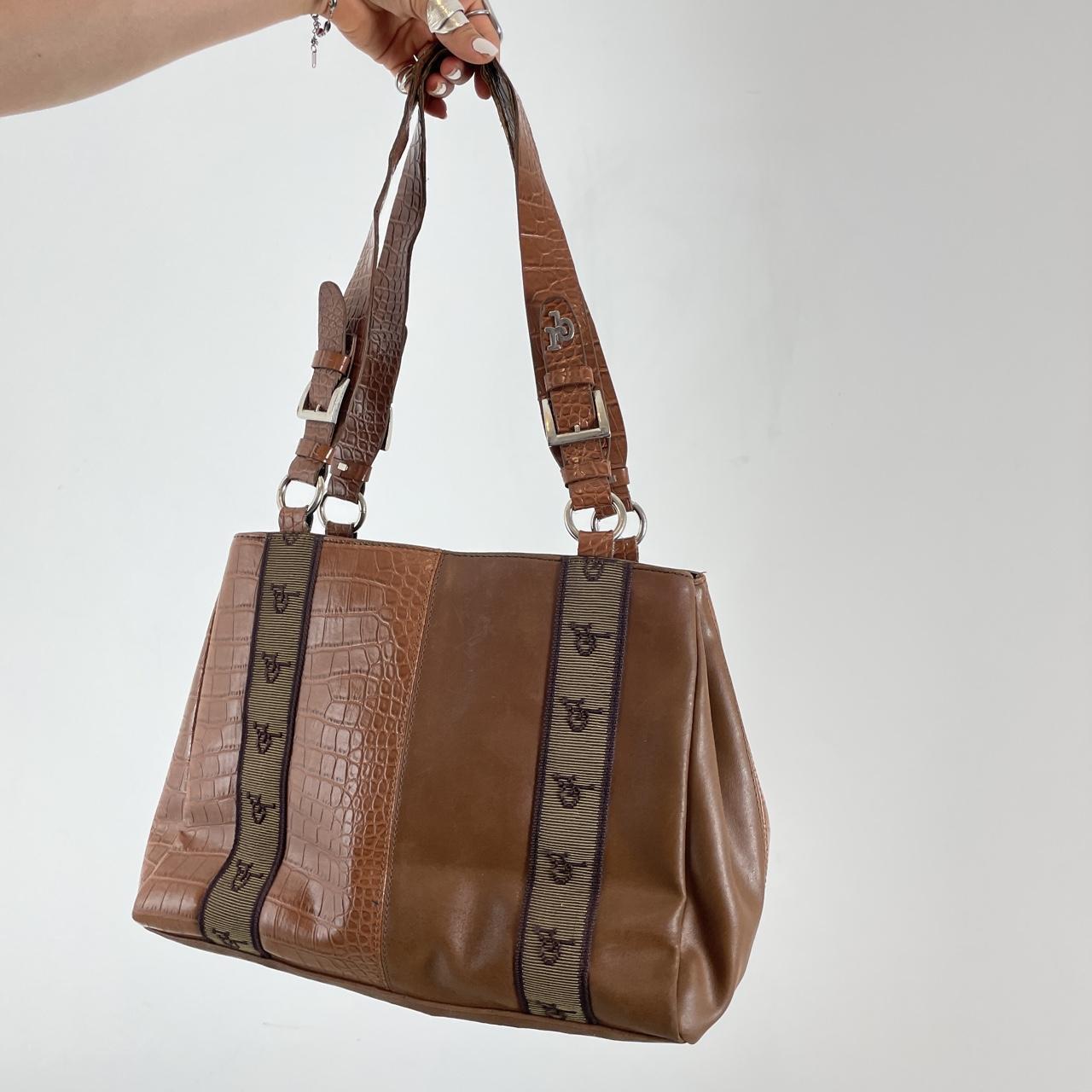 Chunky  Rocco Barocco Snake print shoulder bag