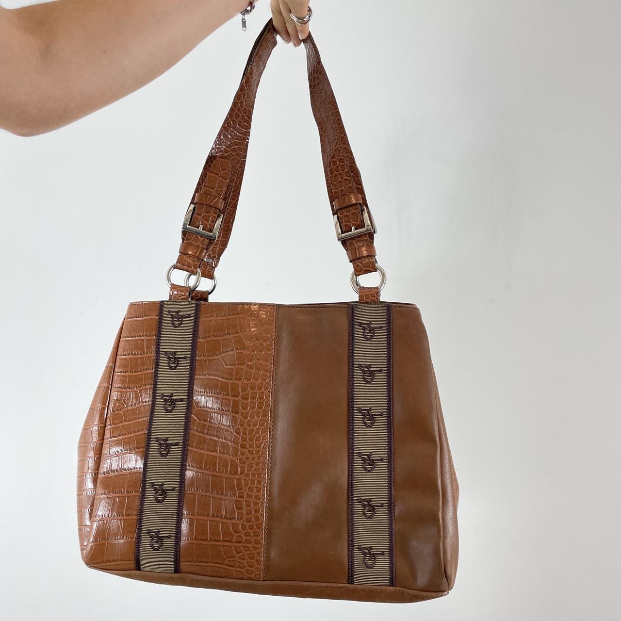 Chunky  Rocco Barocco Snake print shoulder bag