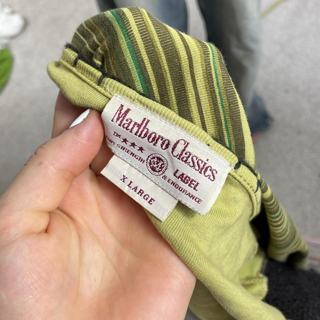 marlborough classics green and brown fairy core wrap top