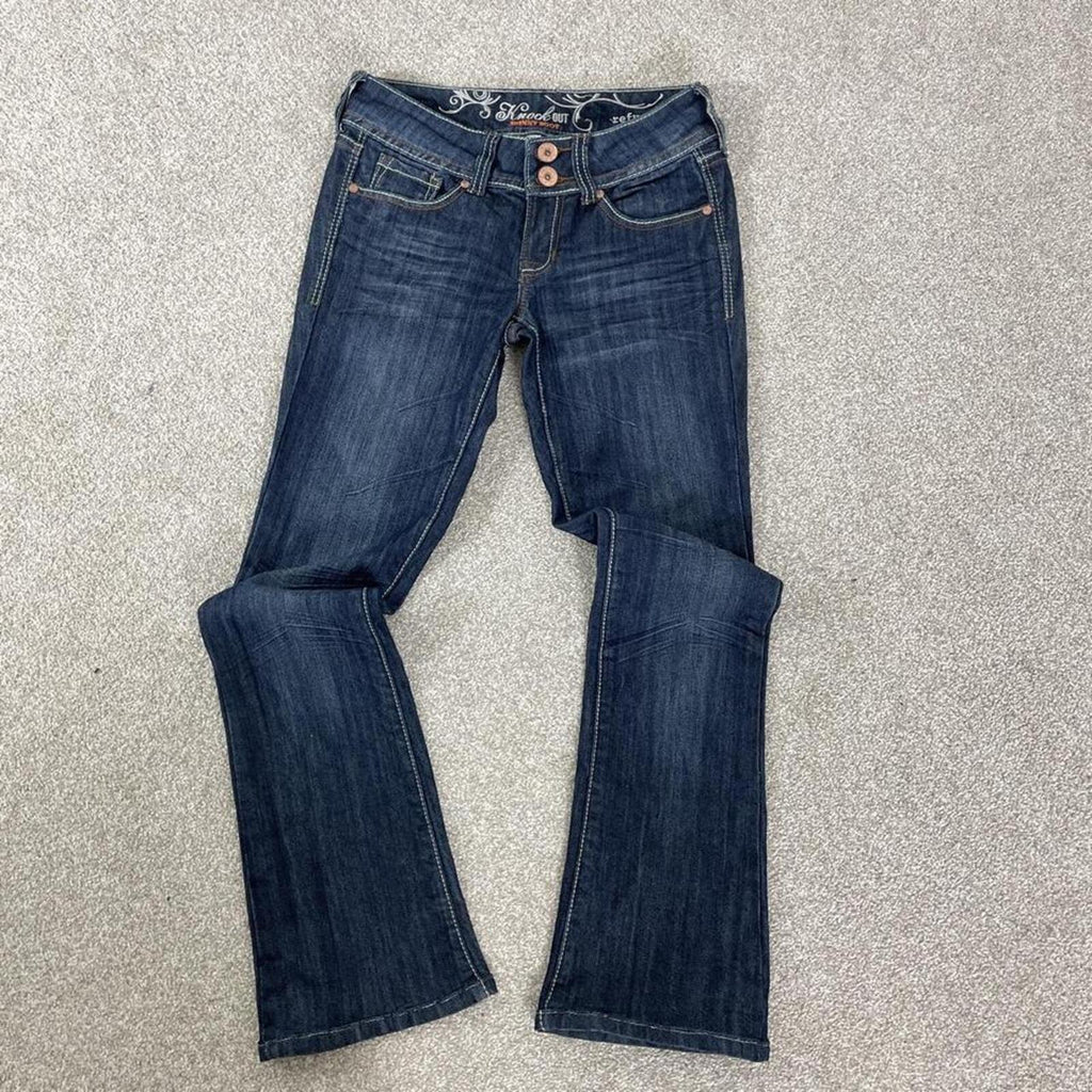 Y2K low rise bootcut flared jeans