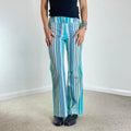 retro blue pinstriped trousers!
