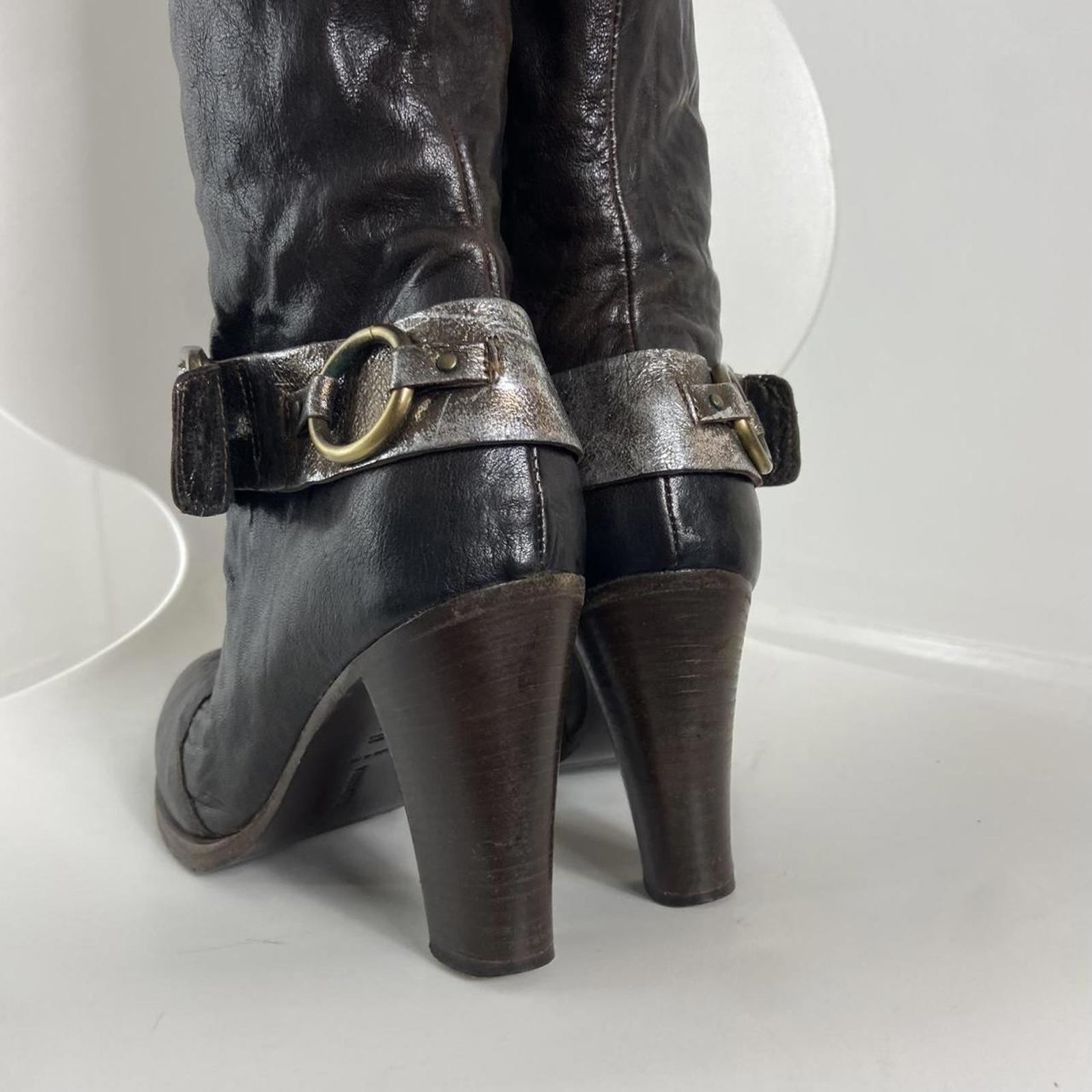 Y2K heeled Brown boots