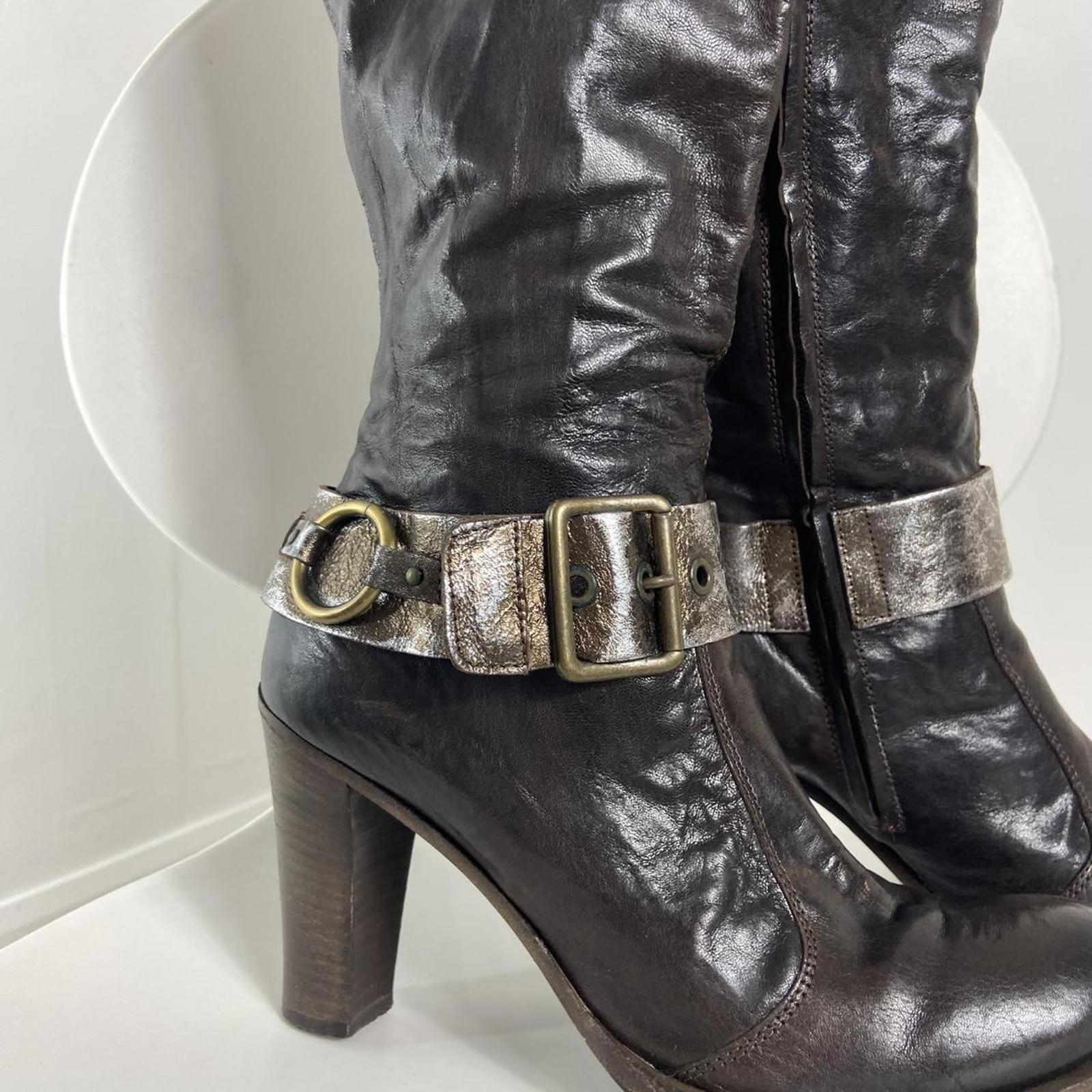 Y2K heeled Brown boots