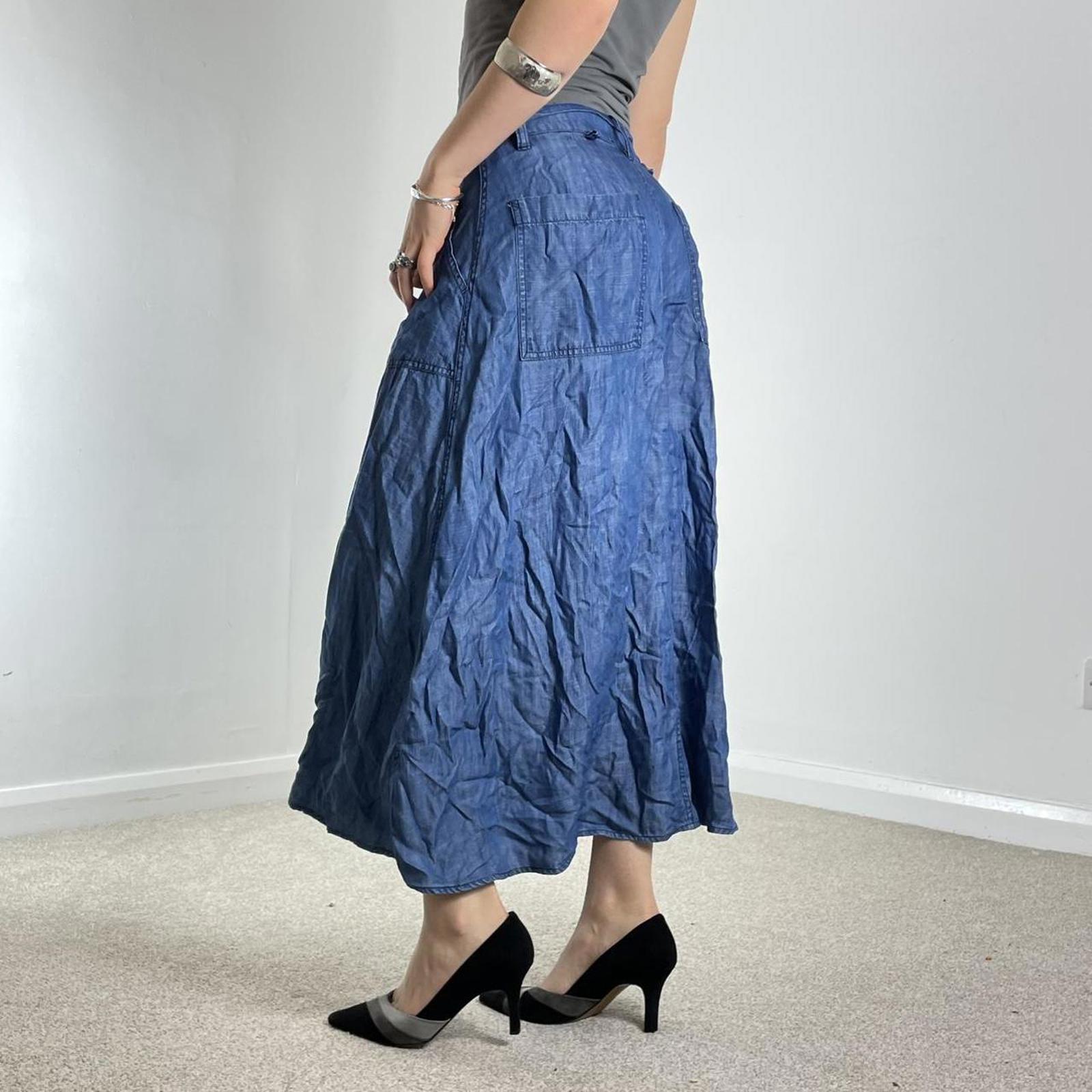 ESPRIT utility 00's fabric maxi skirt