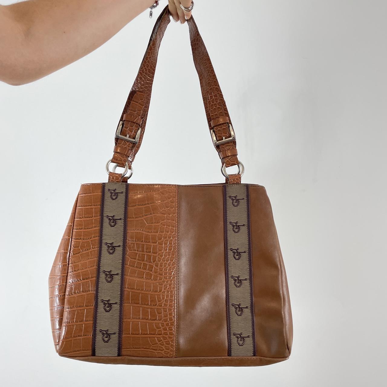 Chunky  Rocco Barocco Snake print shoulder bag