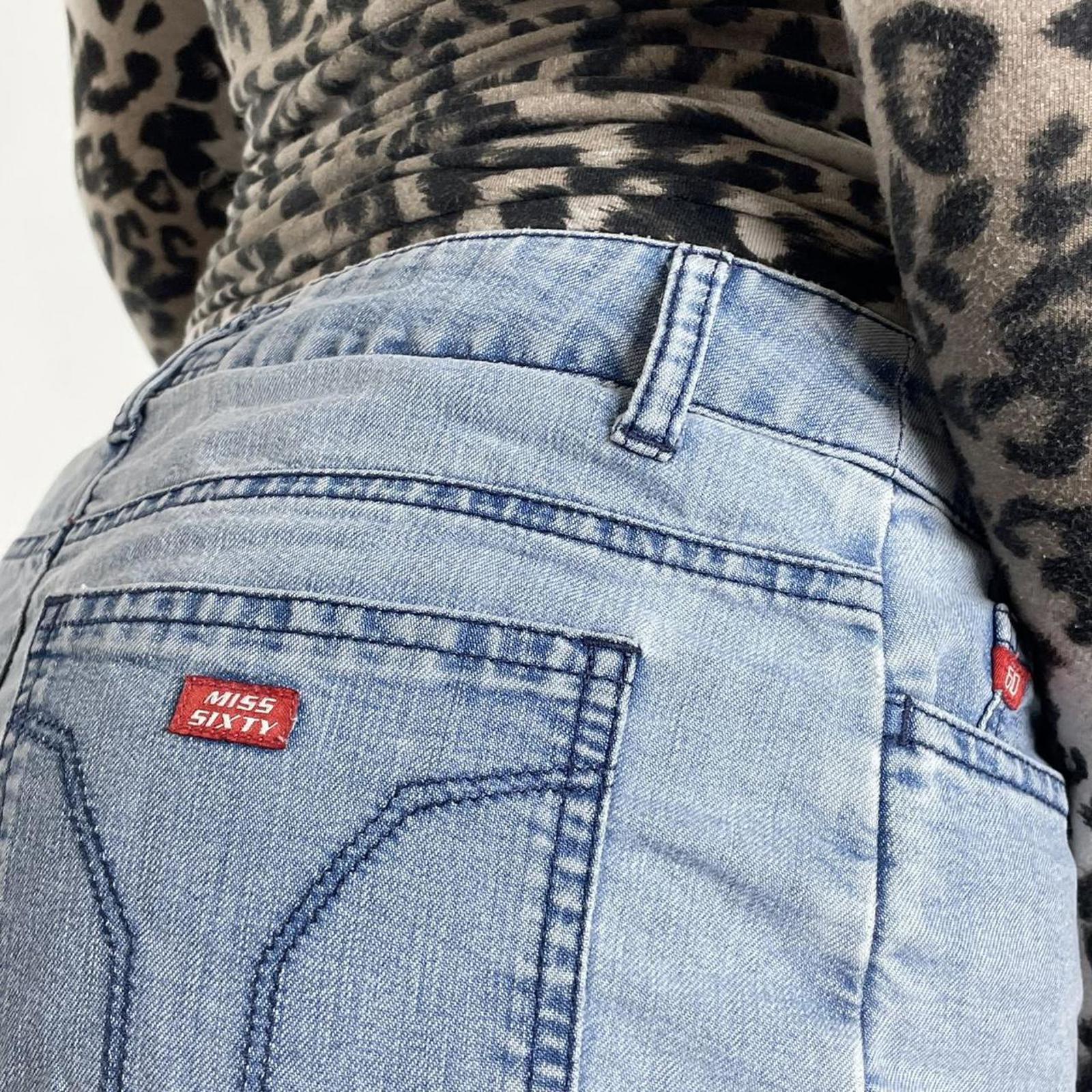 Y2k MISS SIXTY denim mini skirt with embroided star