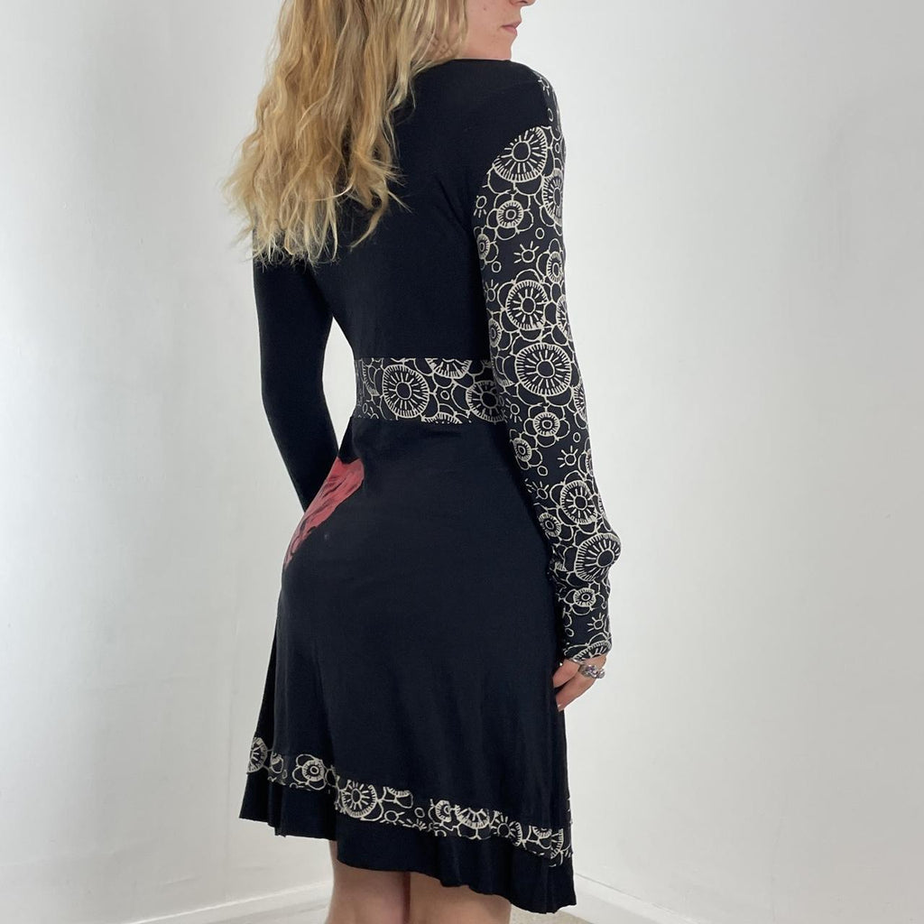 Graphic Desigual long sleeve dress