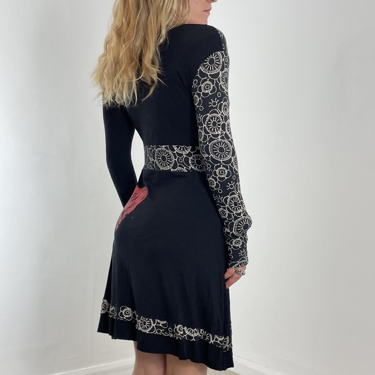 Graphic Desigual long sleeve dress