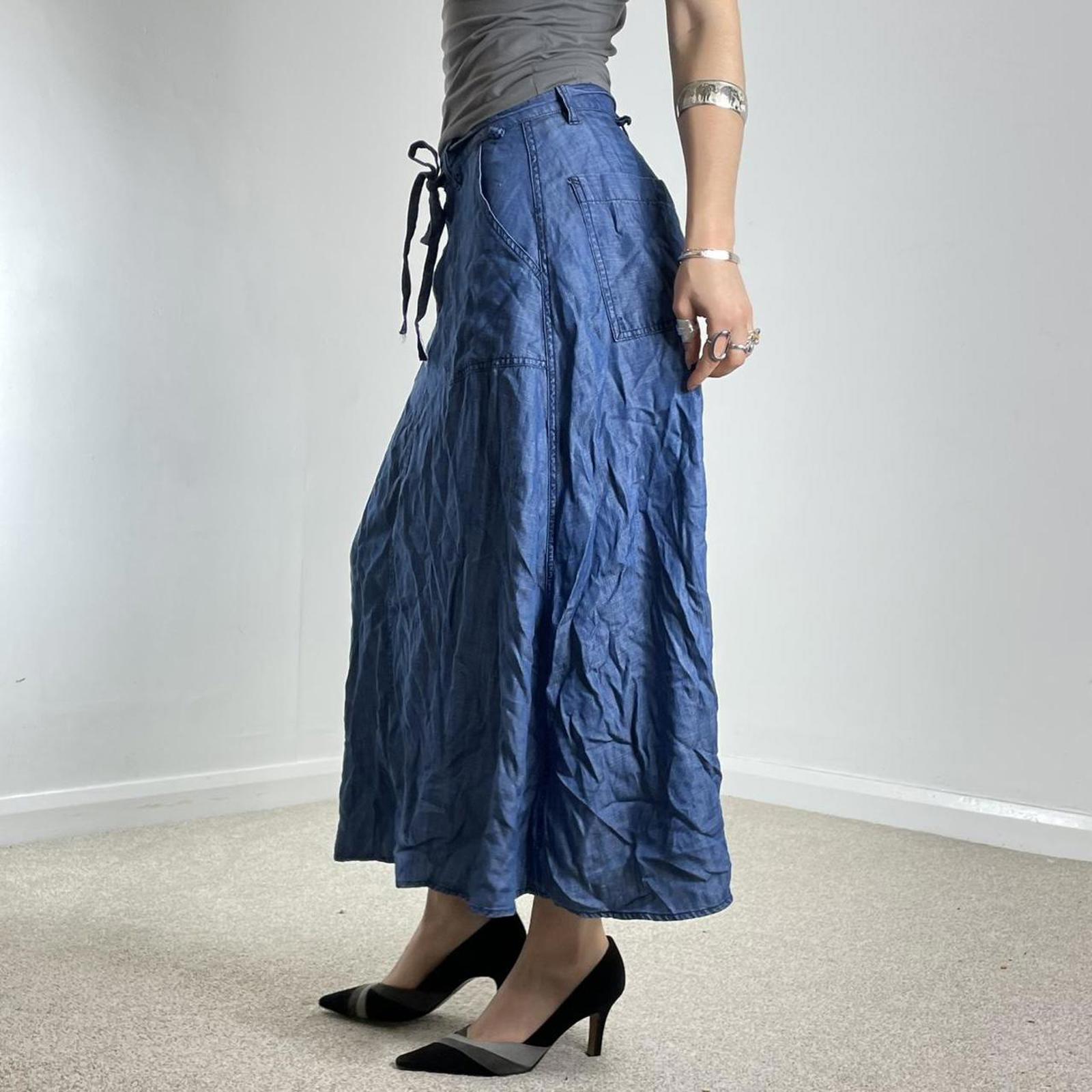 ESPRIT utility 00's fabric maxi skirt