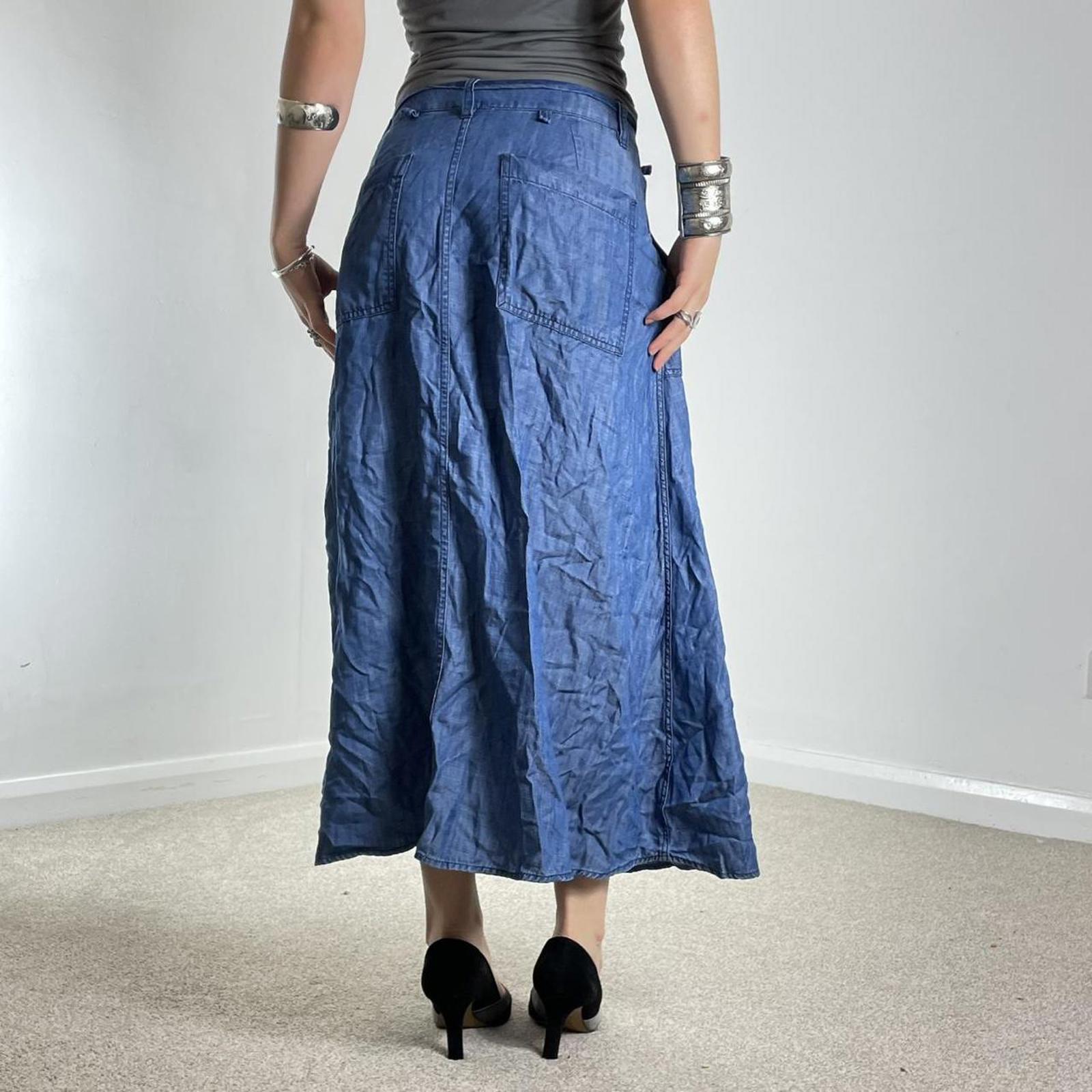 ESPRIT utility 00's fabric maxi skirt