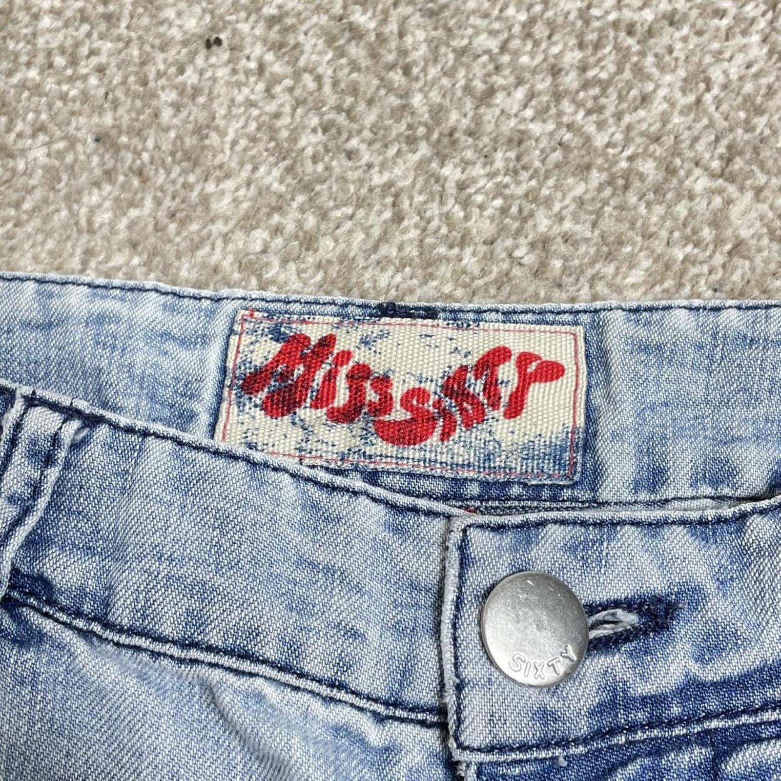Y2k MISS SIXTY denim mini skirt with embroided star