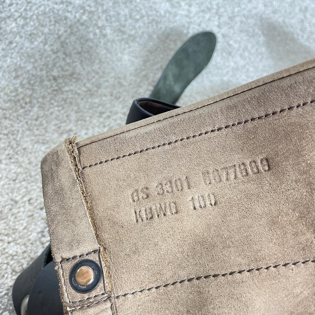 G - Star Raw chunky buckled brown leather biker boots