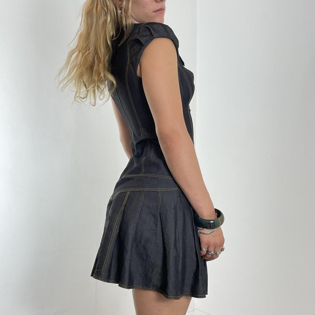 Vintage fitted zip up utility dress