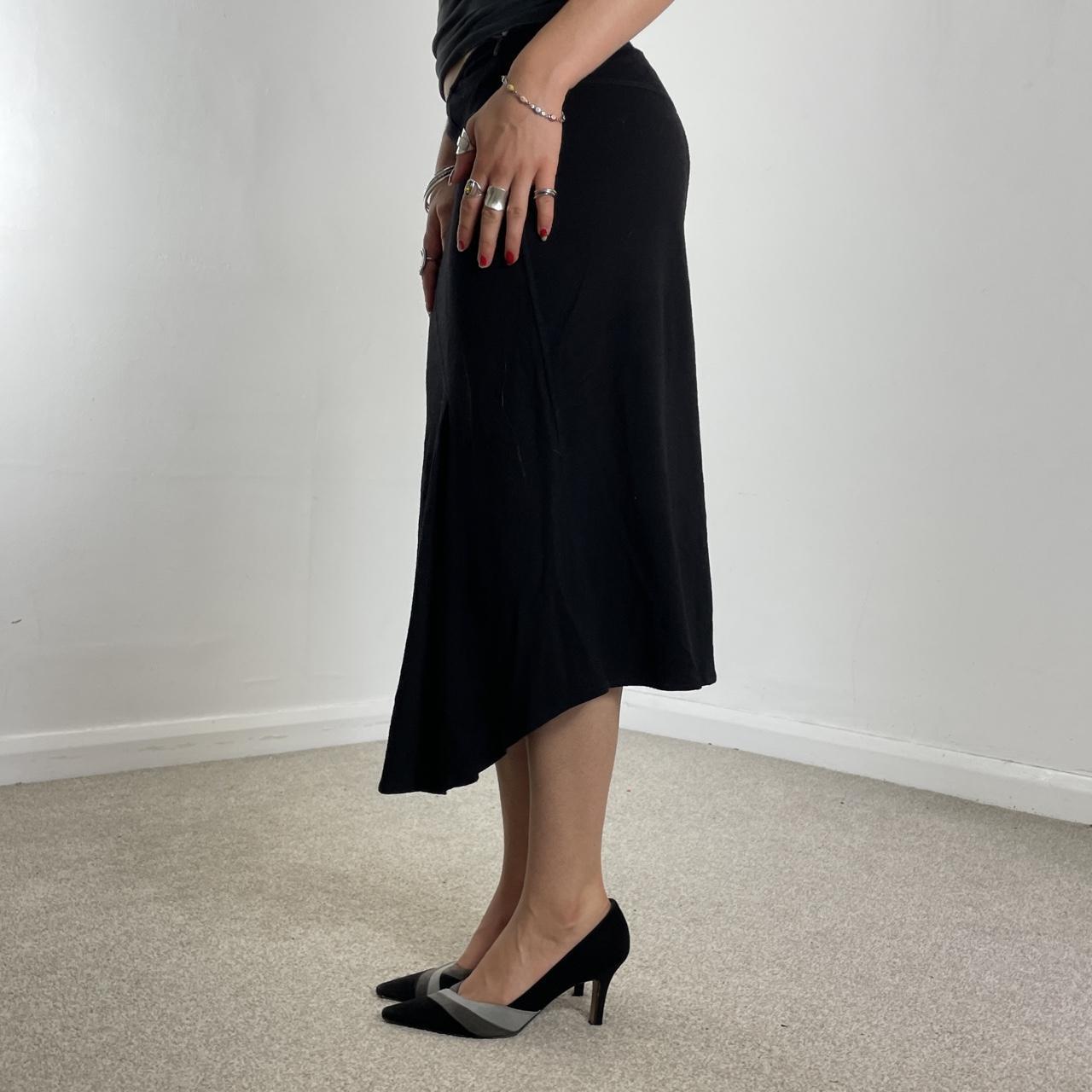 Vintage black midi skirt