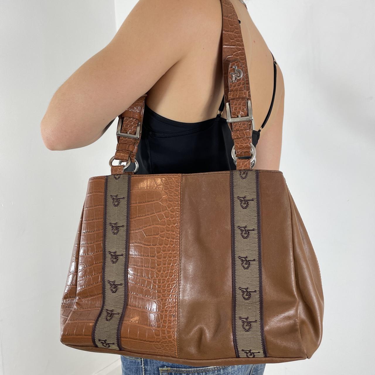 Chunky  Rocco Barocco Snake print shoulder bag