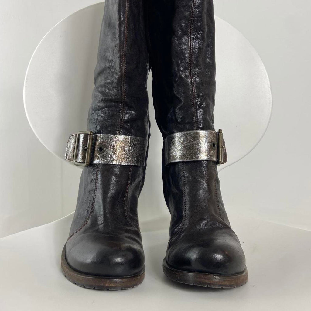Y2K heeled Brown boots
