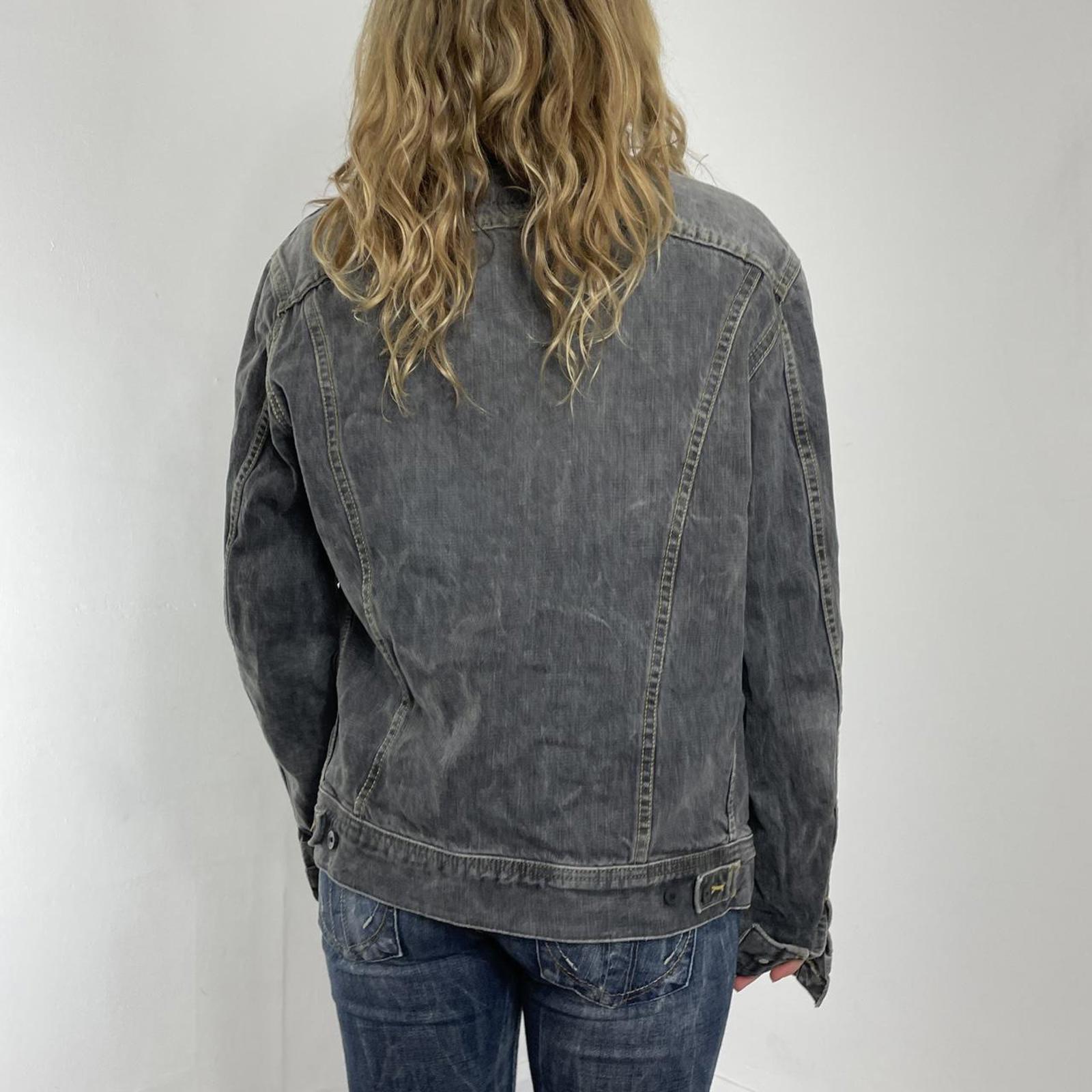 Levis light grey washed vintage denim jacket