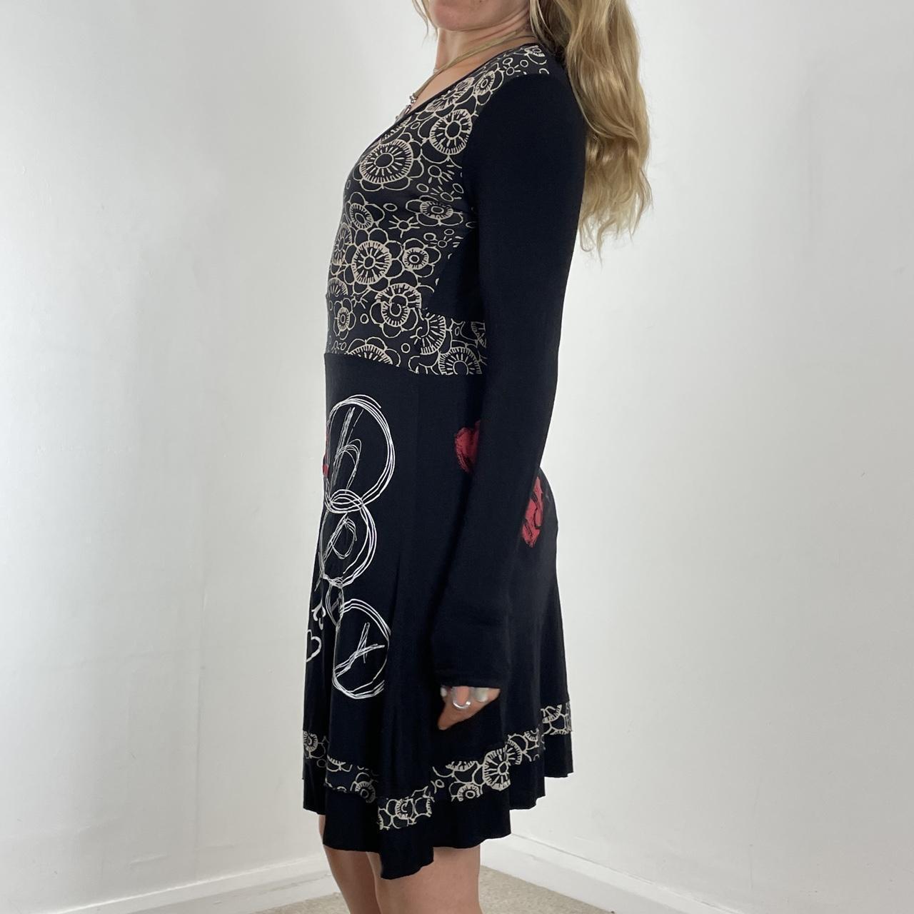 Graphic Desigual long sleeve dress