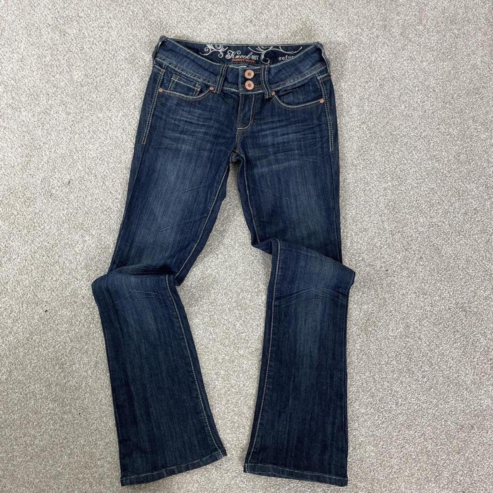 Y2K low rise bootcut flared jeans