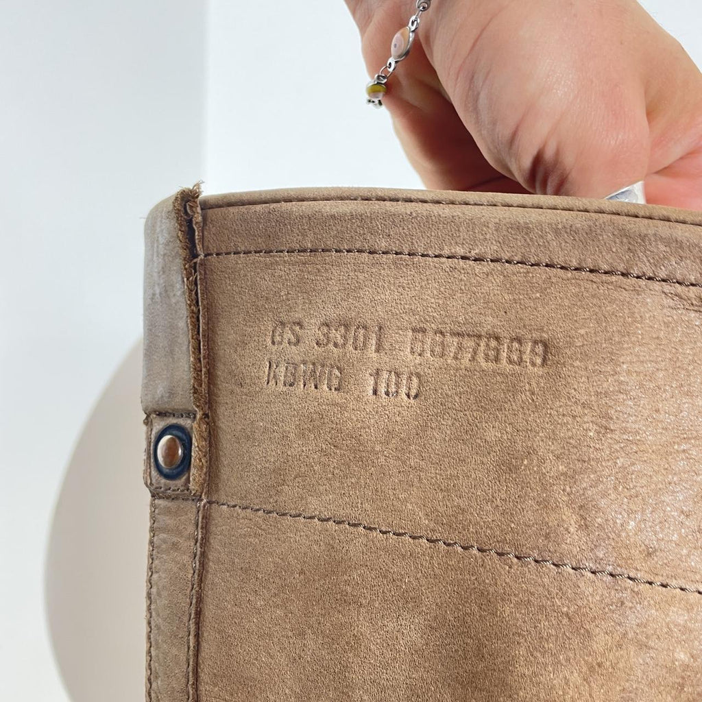 G - Star Raw chunky buckled brown leather biker boots